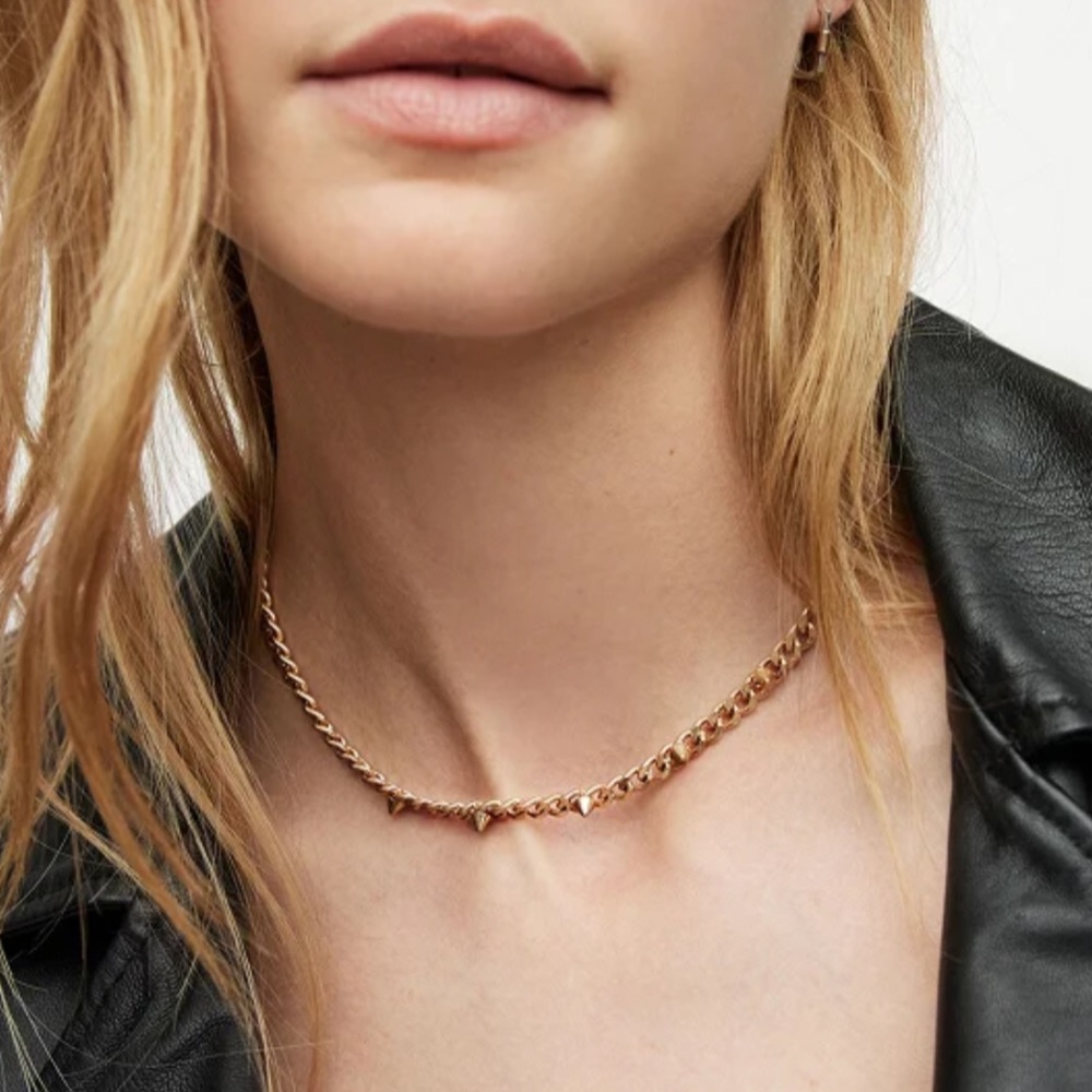 ALLSAINTS

Kyrie Studded Choker Necklace